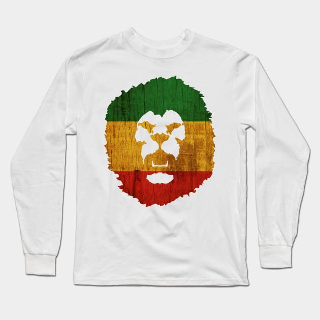 Rasta Lion Reggae Music Love Long Sleeve T-Shirt by UNDERGROUNDROOTS